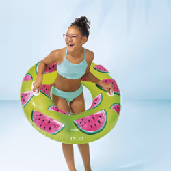 Intex 56261NP galleggiante da piscina e da spiaggia Multicolore Immagine Vinile Anello di nuoto - Vista aggiuntiva 5