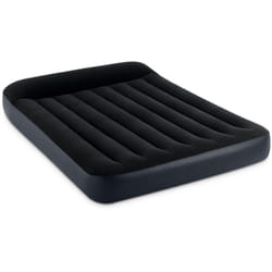 64148ND - Materasso Gonfiabile Dura-Beam Pillow Rest Piazza e Mezza, con Pompa Elettrica Incorporata, pvc, Nero, 137x191x25 cm - Intex