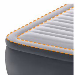 Intex DuraBeam Comfort-Plush Elevated Doppio materasso Grigio chiaro Unisex - Vista aggiuntiva 4