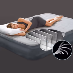 Intex DuraBeam Comfort-Plush Elevated Doppio materasso Grigio chiaro Unisex - Vista aggiuntiva 7
