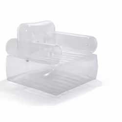 Intex 66502NP, Poltrona a un posto, Trasparente, PVC, Vinile, Interno, Dopo l’utilizzo conservare il prodotto in un luogo fre ...