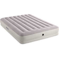 64179 - Materasso Gonfiabile Prestige Mid-Rise Matrimoniale, con Pompa usb, pvc, Grigio, 152x203x30 cm - Intex