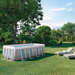 Intex 26770NP piscina fuori terra Piscina con bordi Piscina rettangolare Grigio - Vista aggiuntiva 4