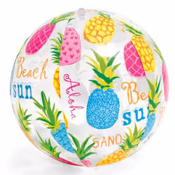 Intex 59040NP pallone da spiaggia 51 cm Vinile Colori assortiti, Multicolore, Trasparente - Vista aggiuntiva 4