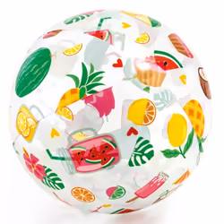 Intex 59040NP pallone da spiaggia 51 cm Vinile Colori assortiti, Multicolore, Trasparente - Vista aggiuntiva 5