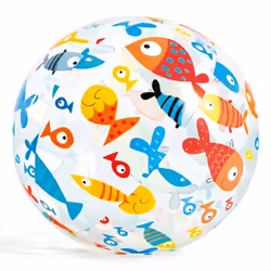Intex 59040NP pallone da spiaggia 51 cm Vinile Colori assortiti, Multicolore, Trasparente - Vista aggiuntiva 6