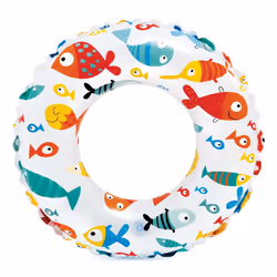 Intex 59230NP galleggiante da piscina e da spiaggia Colori assortiti Immagine Vinile Anello di nuoto - Vista aggiuntiva 5