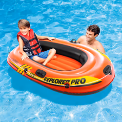 Intex 58355NP galleggiante per nuoto da bambini PVC Nero, Arancione, Giallo Barca da bambino