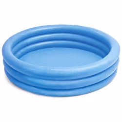 • Piscina gonfiabile Crystal • Colore Blu • Dimensioni: 147x33 cm • Realizzata in vinile resistente spesso 0,20 mm • Tre anel ...