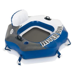 Intex 58854 galleggiante da piscina e da spiaggia Nero, Blu, Bianco Vinile Sedia a sdraio galleggiante