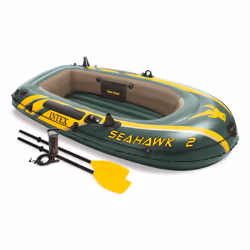 Intex 68347, Canotto gonfiabile, Verde, Giallo, PVC, 2 persona(e), 240 kg, 1140 mm
