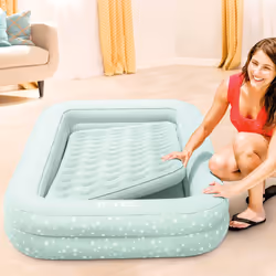 Intex 66810NP materasso ad aria Materasso singolo Verde, Bianco Unisex - Vista aggiuntiva 6