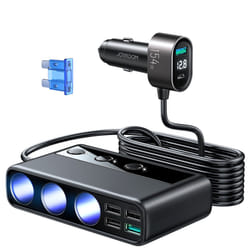 JOYROOM JR-CL06 Caricabatterie per dispositivi mobili Universale Nero Accendisigari Ricarica rapida Auto