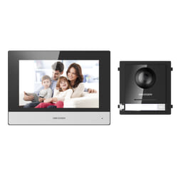 Hikvision DS-KIS602 sistema per video-citofono 2 MP 17,8 cm (7") Nero, Grigio