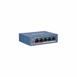 Hikvision DS-3E0105P-E/M(B) Switch di rete 5 porte Lan RJ45 POE 10/100M Grazie all'affidabilità e garanzia di trasmissione ad ...