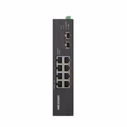 Hikvision DS-3T0510HP-E/HS, Non gestito, Gigabit Ethernet (10/100/1000), Full duplex, Supporto Power over Ethernet (PoE)