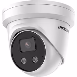 Hikvision Telecamera 4 MP AcuSense Turret Ip Poe 2.8mm, Luce Strobo, Sirena, Wdr 120dB, H265+, IP67 4 MP AcuSense Strobe Ligh ...