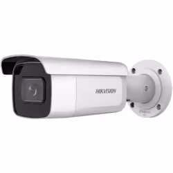 4 MP AcuSense Motorized Varifocal Bullet Network Camera High quality imaging with 4 MP resolution Motorized varifocal lens fo ...