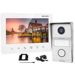 DS-KIS101-P Kit Videocitofono Monofamiliare Intercom Analogico 2 Fili 2 Megapixel - Hikvision