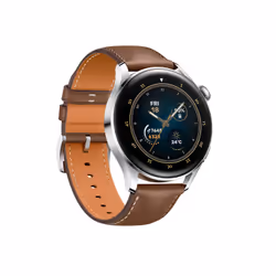 Huawei WATCH 3 L11E Acciaio inossidabile Smartwatch 46 mm Acciaio inox GPS cinturino pelle Marrone - Vista aggiuntiva 3