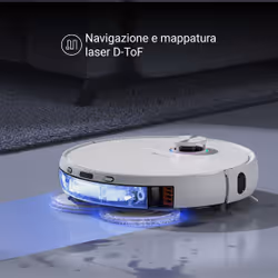 EZVIZ RS2 Aspirapolvere lavapavimenti robot con base di lavaggio automatica e telecamera di sicurezza, connesso con app - Vista aggiuntiva 6