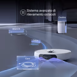 EZVIZ RS2 Aspirapolvere lavapavimenti robot con base di lavaggio automatica e telecamera di sicurezza, connesso con app - Vista aggiuntiva 7