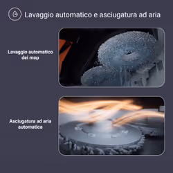 EZVIZ RS2 Aspirapolvere lavapavimenti robot con base di lavaggio automatica e telecamera di sicurezza, connesso con app - Vista aggiuntiva 8