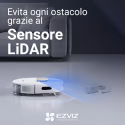 EZVIZ RE4 PLUS Aspirapolvere lavapavimenti robot con base svuota polvere, connesso con app - Vista aggiuntiva 7