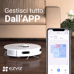 EZVIZ RE4 PLUS Aspirapolvere lavapavimenti robot con base svuota polvere, connesso con app - Vista aggiuntiva 8