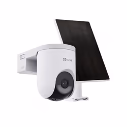 Ezviz - HB8 lite + solar panel - telecamera motorizzata da esterno a batteria - 2K+ - color night vision - human detection - audio bidirezionale