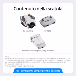 DJI Mini 4 Pro 4 rotori Quadrirotore 48 MP 2590 mAh Nero, Bianco - Vista aggiuntiva 6