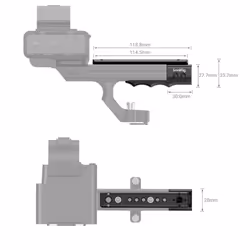 SmallRig MD3490 accessorio per la montatura delle macchine fotografiche Adattatore per prolunga del manico - Vista aggiuntiva 3