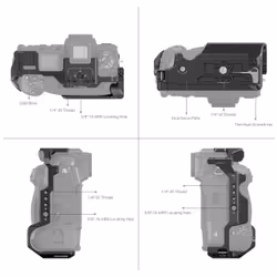 SmallRig 3195 custodia per macchine fotografiche 1/4, 3/8" Nero - Vista aggiuntiva 4