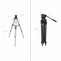 SmallRig Tripod treppiede Fotocamere digitali/film 3 gamba/gambe Nero - Vista aggiuntiva 5