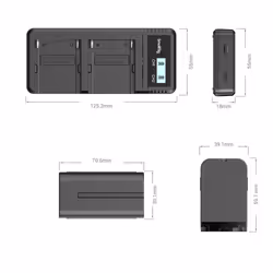 SmallRig 3823 carica batterie Batteria per fotocamera digitale AC - Vista aggiuntiva 4