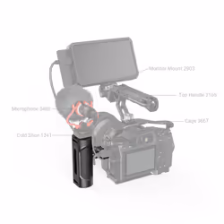SmallRig 3813 astuccio per fotocamera digitale a batteria Impugnatura per macchina fotografica digitale Nero - Vista aggiuntiva 7