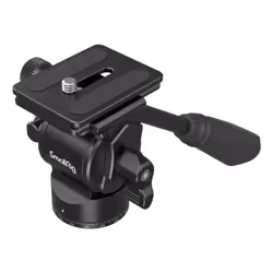 SmallRig 3259B testa per treppiede Nero Alluminio, Poliossimetilene (POM), Silicone, Acciaio inox 1/4" Fluido - Vista aggiuntiva 4