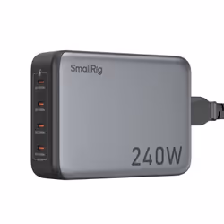 SmallRig 4752 adattatore e invertitore Interno 240 W Grigio - Vista aggiuntiva 5
