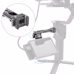 SmallRig 4637 accessorio per stabilizzatori video Supporto per monitor Nero Alluminio, Ottone, Acciaio inox 1 pz DJI