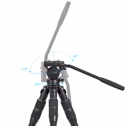 SmallRig 4643 treppiede Videocamera portatile 3 gamba/gambe Nero
