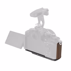 SmallRig 4802 astuccio per fotocamera digitale a batteria Impugnatura per macchina fotografica digitale Nero, Legno - Vista aggiuntiva 5