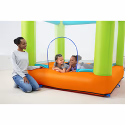 Bestway Bouncer salta e vola - mis. 194x175x170 cm - portata max 113 kg (3 bambini) - il kit include: 1 gonfiatore, 8 picchetti perl 'ancoraggio al terreno, kit di riparazione, sacca per il trasporto - Vista aggiuntiva 7