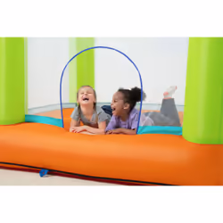 Bestway Bouncer salta e vola - mis. 194x175x170 cm - portata max 113 kg (3 bambini) - il kit include: 1 gonfiatore, 8 picchetti perl 'ancoraggio al terreno, kit di riparazione, sacca per il trasporto - Vista aggiuntiva 8