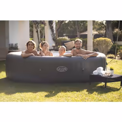 Bestway Mauritius AirJet Piscina gonfiabile Piscina ovale 1370 L Grafite