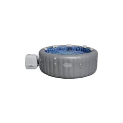 Bestway - Spa Rotonda Gonfiabile - 7 Posti - 216 x 80 Cm - Lay-z-spa Santorini Hydrojet Pro - 60075