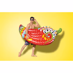 Bestway 43490 galleggiante da piscina e da spiaggia Rosso Fantasia Sedia a sdraio galleggiante - Vista aggiuntiva 8