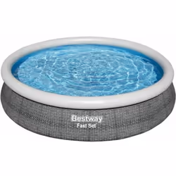 Bestway - Piscina tonda Fast Set Rattan