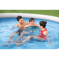 Bestway Fast Set 57445 piscina fuori terra Piscina con bordi/gonfiabile Piscina rotonda Grigio, Bianco - Vista aggiuntiva 6