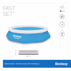 Bestway Fast Set Piscina Autoportante Rotonda mis. 244xh61 cm - Vista aggiuntiva 5