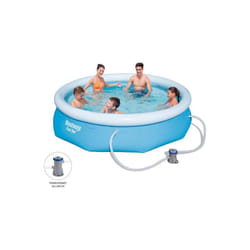 Set piscina gonfiabile rotonda con pompa e filtro 305x66 cm fuoriterra - Bestway